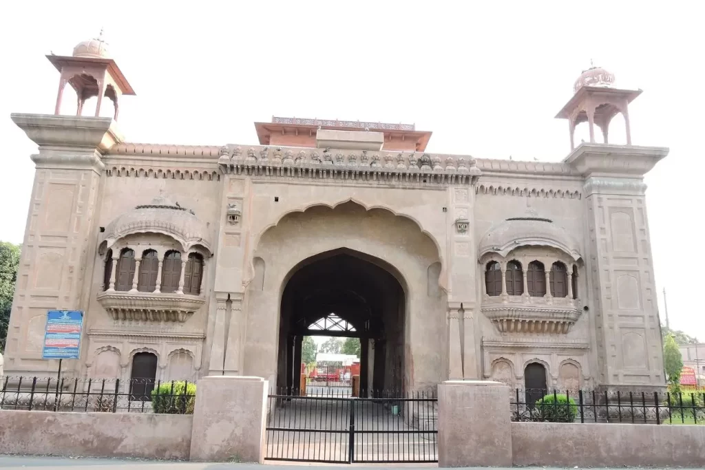 Main entrance to summer palace of Maharaja Ranjit Singh , Ram Bagh, Amritsar