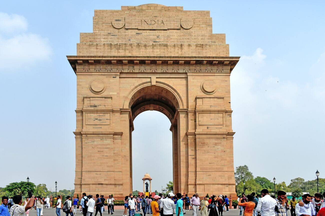 INDIA GATE COMMEMORATING THE INDIAN BRAVEHEARTS
