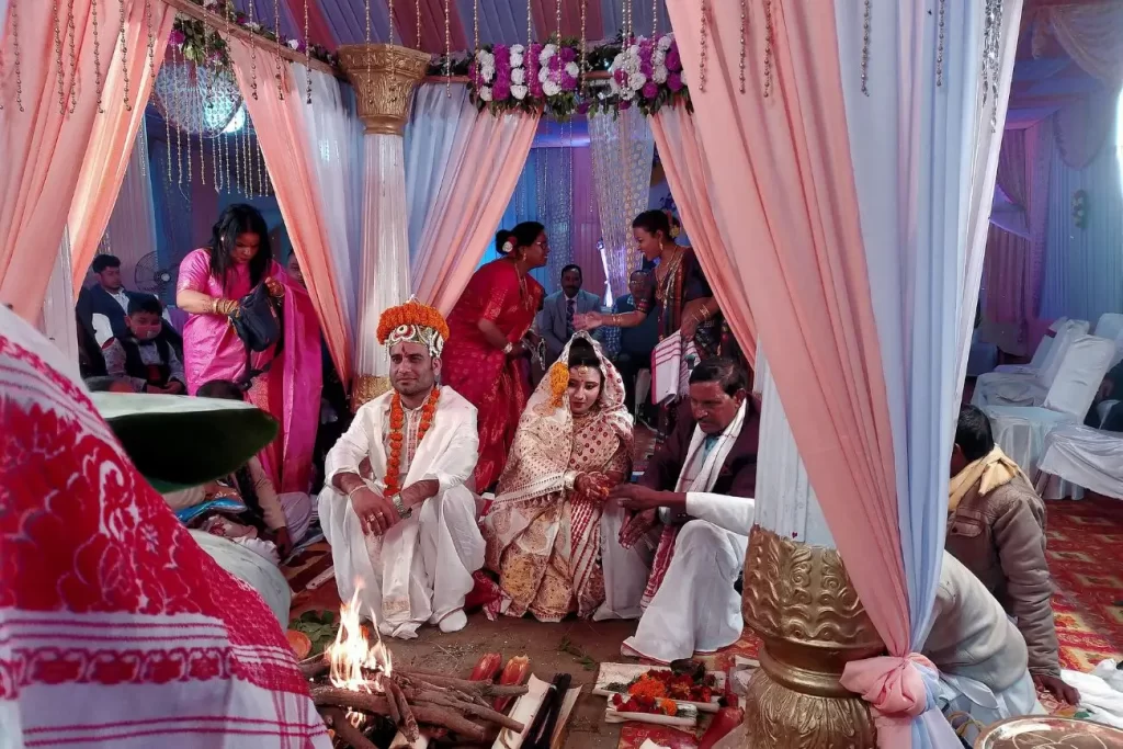 Indian wedding mandap